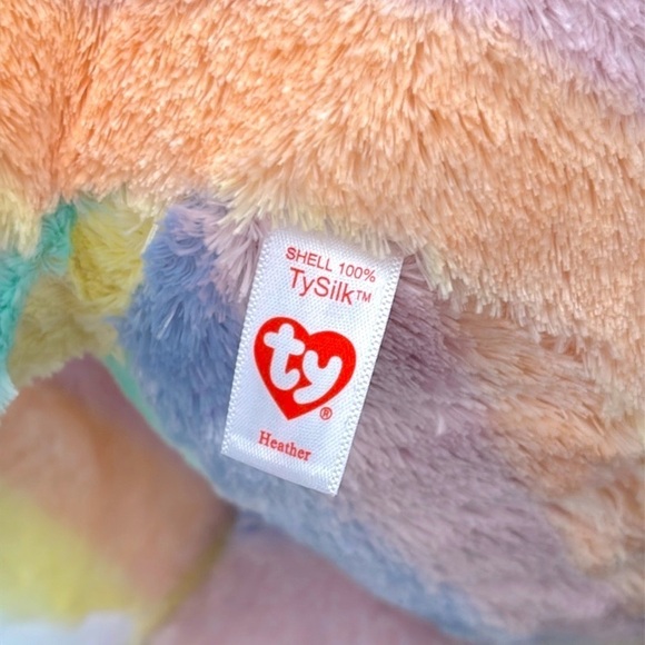 Brand New Ty Beanie Boo Large 16" Rainbow Unicorn Cat Plush Stuffed Animal Toy - Picture 12 of 15
